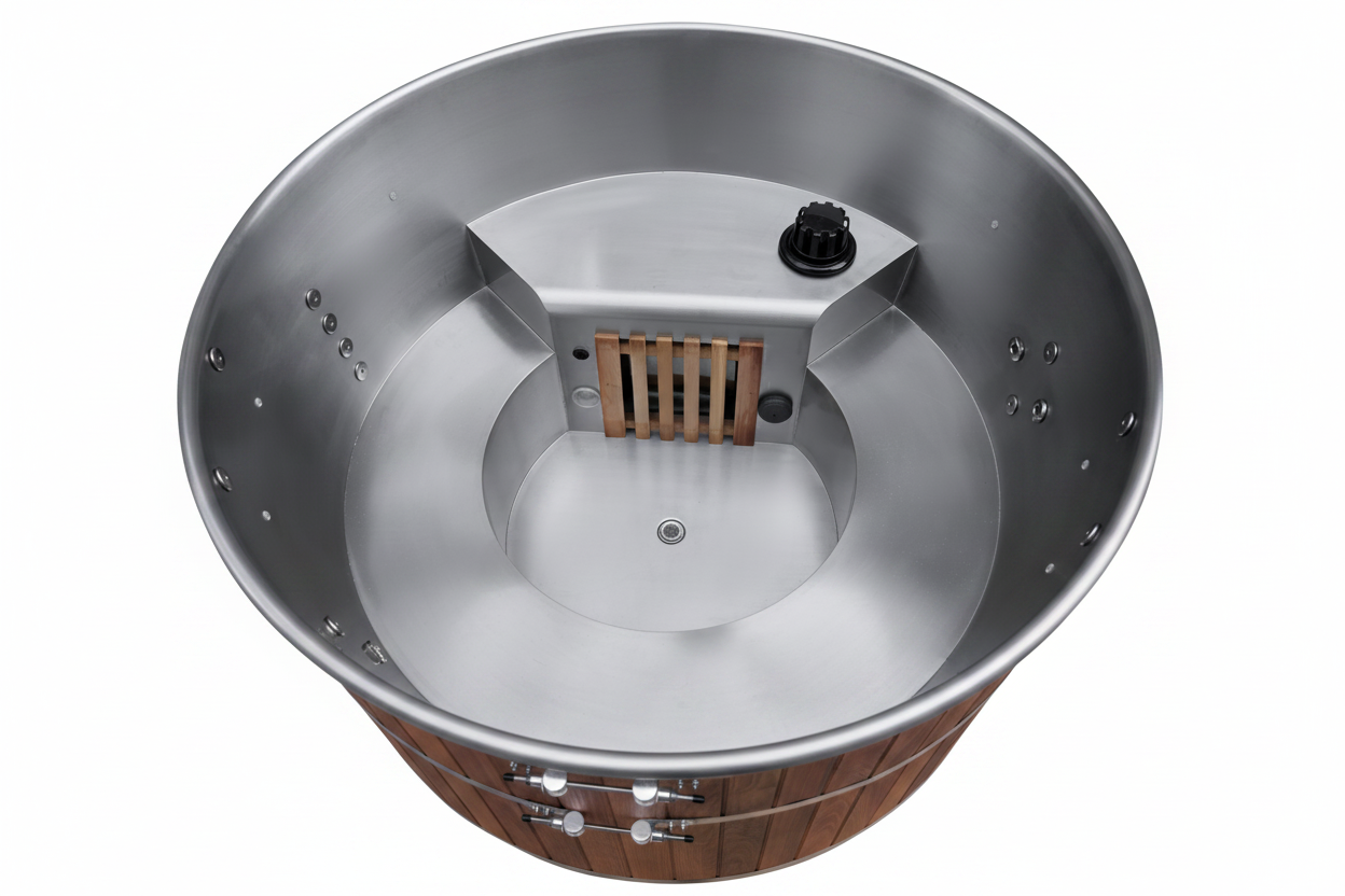Hot Tub Interior White Background