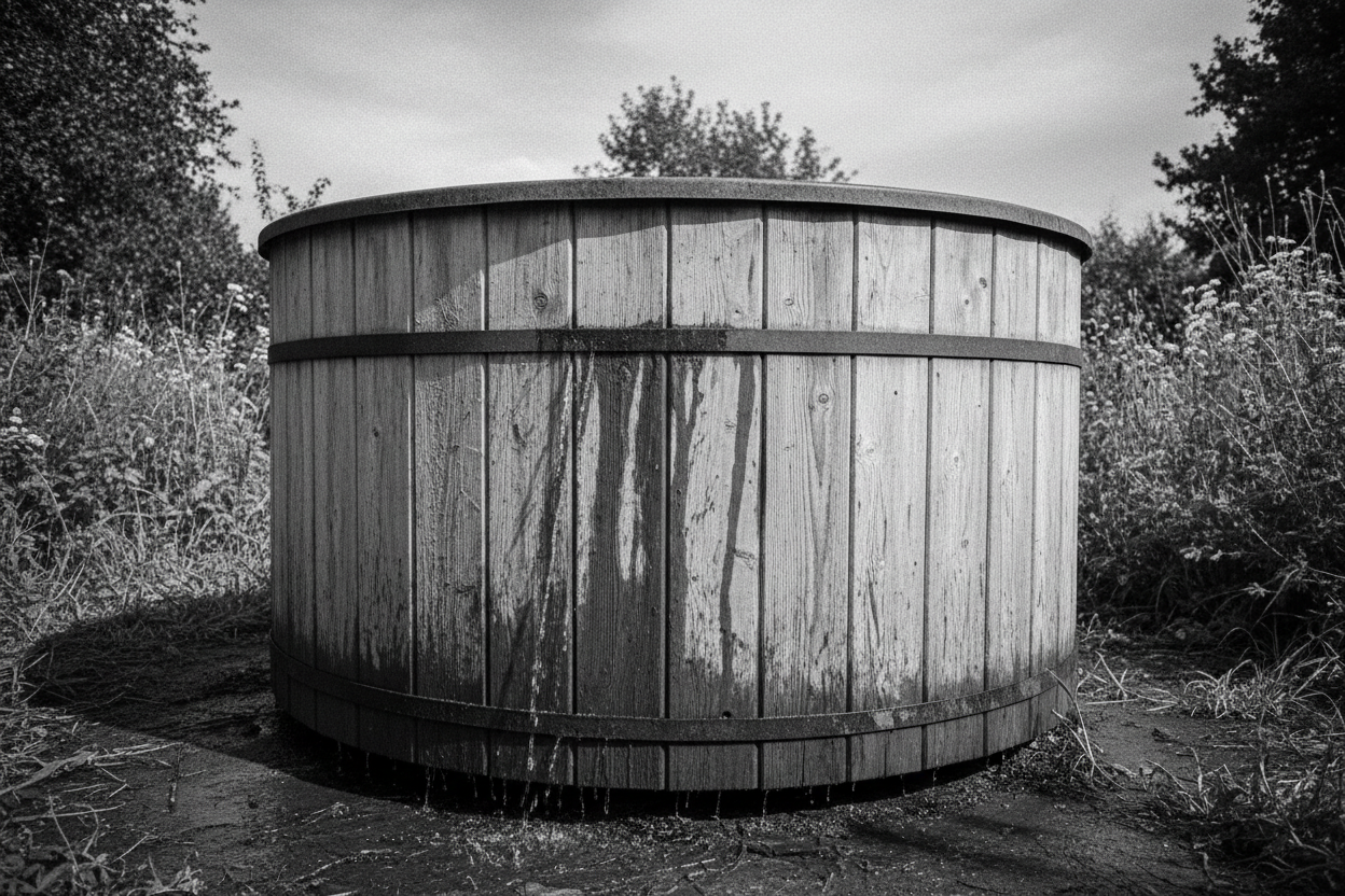 Leaking Cedar Hot Tub